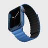 Ремешок Uniq Revix reversible Magnetic для Apple Watch 38-40-41 mm, синий/черный