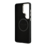 Guess для Galaxy S26 Ultra чехол PU Saffiano Peony Metal logo & Camera Hard Black (MagSafe)