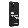 Чехол Karl Lagerfeld 3D Rubber Karl&Choupette для iPhone 14, черный