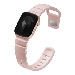 Uniq для Apple Watch 42/41/40 mm ремешок Alton Silicon Strap Bluch Pink