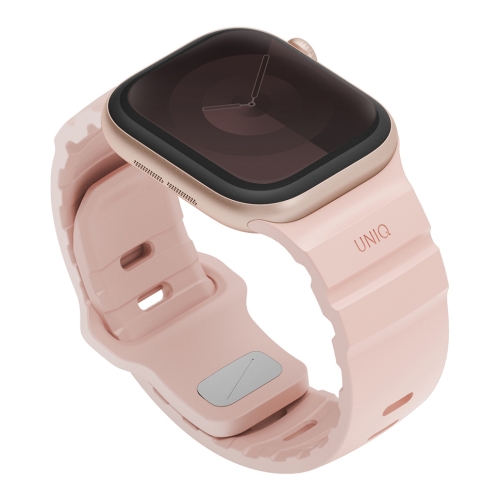Uniq для Apple Watch 42/41/40 mm ремешок Alton Silicon Strap Bluch Pink