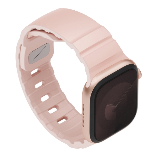 Uniq для Apple Watch 42/41/40 mm ремешок Alton Silicon Strap Bluch Pink