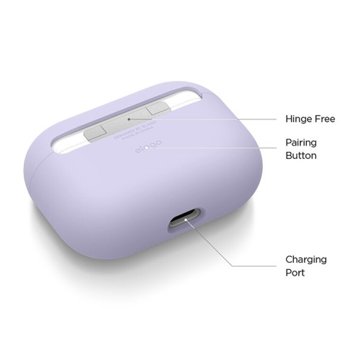 Чехол Elago Liquid case для AirPods Pro, Lavender