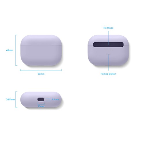 Чехол Elago Liquid case для AirPods Pro, Lavender