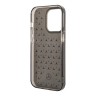 Чехол Mercedes Double layer Stars Hard для iPhone 14 Pro Max, черный/серебристый