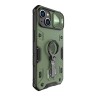 Противоударный чехол Nillkin CamShield Armor Pro для iPhone 14, зеленый