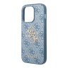 Чехол Guess 4G Big metal logo Hard для iPhone 14 Pro Max, голубой