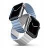 Ремешок Uniq Revix reversible Magnetic для Apple Watch 38-40-41 mm, белый/голубой