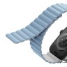 Ремешок Uniq Revix reversible Magnetic для Apple Watch 42-41-40 mm, белый/голубой