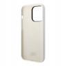 Чехол Lagerfeld Liquid silicone NFT Karl Ikonik Hard для iPhone 14 Pro, белый