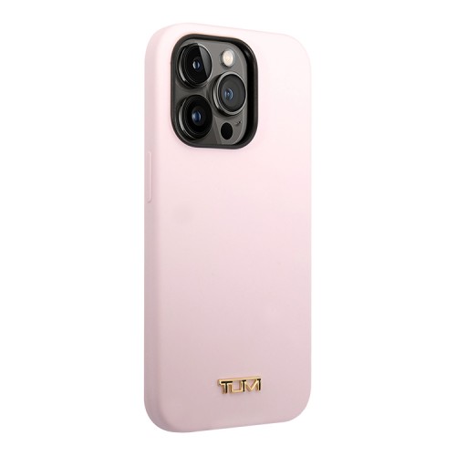 Чехол TUMI Liquid Silicone Women Hard для iPhone 14 Pro, розовый