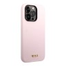 Чехол TUMI Liquid Silicone Women Hard для iPhone 14 Pro, розовый