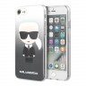 Чехол Karl Lagerfeld Karl Iconik Hard Gradient для iPhone 7/8/SE 2020, черный