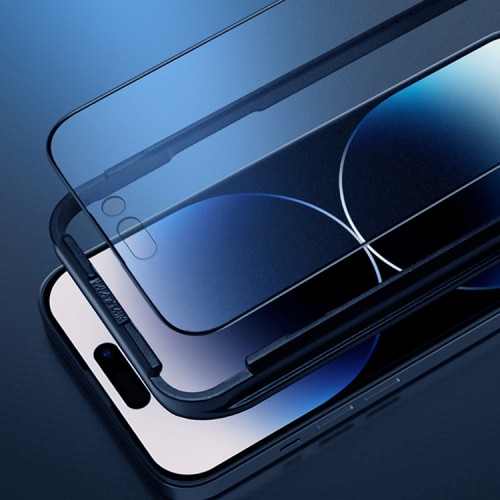 Матовое стекло Nillkin FogMirror для iPhone 14 Pro Max, черная рамка