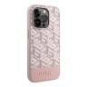 Чехол Guess PU G CUBE Hard для iPhone 14 Pro, розовый (MagSafe)