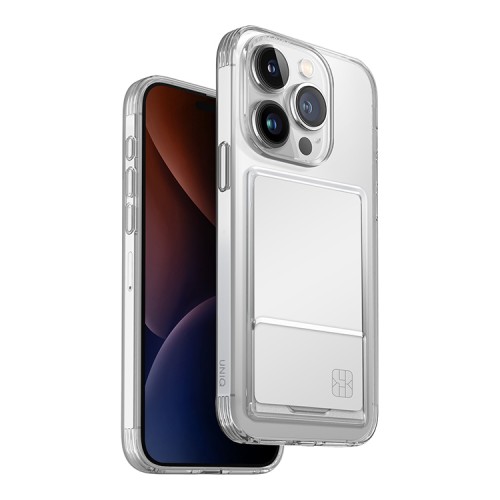 Uniq для iPhone 15 Pro Max чехол Air Fender ID (cardslot) Clear