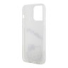 Hello Kitty для iPhone 15 Pro Max чехол Crossbody PC/TPU Dreaming Kitty + PU Strass strap Hard White