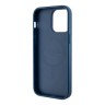 Guess для iPhone 13 Pro Max чехол PU 4G Colored ring Metal logo Blue (MagSafe)
