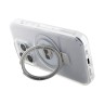 Lagerfeld для iPhone 15 Pro Max чехол PC/TPU + Ring stand NFT Karl Head Hard Transp (MagSafe)