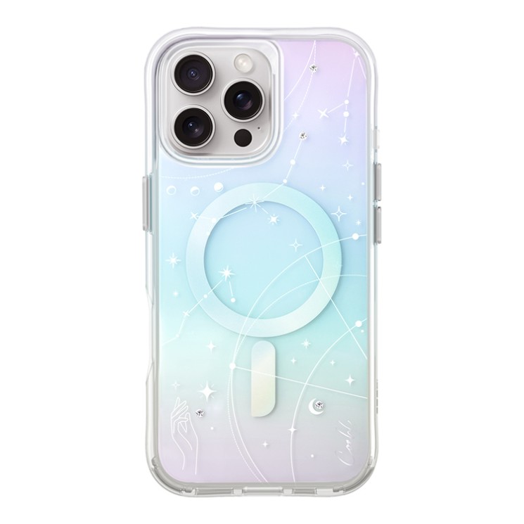 Uniq для iPhone 16 Pro чехол COEHL Savon Celest Iridescent (MagSafe)