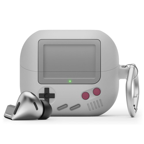 Elago для Galaxy Buds 3/3 Pro чехол Unique AW5 Game console Hang case Light Grey