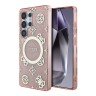 Guess для Galaxy S25 Ultra чехол PC/TPU 4G Peony Hard Pink (MagSafe)