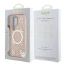 Guess для Galaxy S25 Ultra чехол PC/TPU 4G Peony Hard Pink (MagSafe)