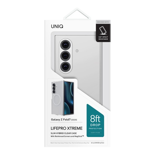 Uniq для Galaxy Z Fold7 чехол LifePro Xtreme Clear (MagSafe)