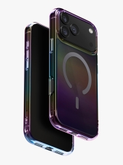 Uniq для iPhone 17 Pro Max чехол Iridescia (holographic) Midnight Quartz (Magsafe)