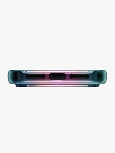Uniq для iPhone 17 Pro Max чехол Iridescia (holographic) Midnight Quartz (Magsafe)