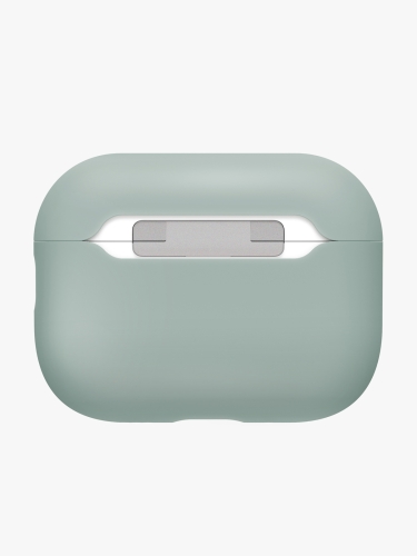 Uniq для Airpods Pro 3 чехол LINO Liquid silicone with handstrap Iceplant Green