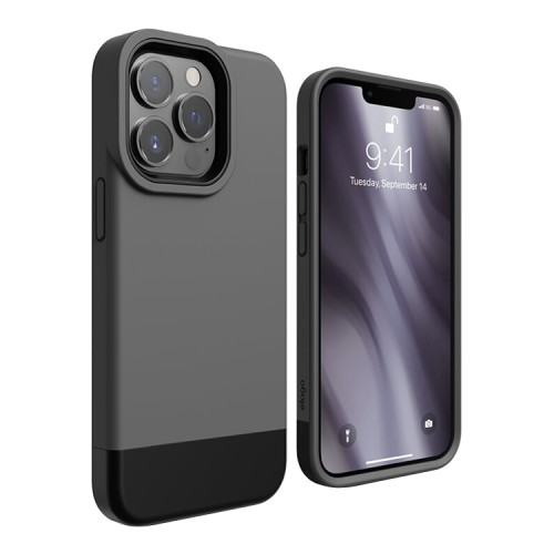 Чехол Elago GLIDE для iPhone 13 Pro Max, серый/черный