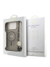 Guess для iPhone 17 Pro чехол IML Glitter Hard + Pearl Hand Strap Black (MagSafe)