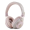 Guess наушники беспроводные накладные Bluetooth HP Dual ENC 4G with 4G Big metal logo Pink