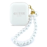 Guess Наушники TWS Bluetooth Rectangle with Pearl Hand Strap White