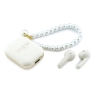 Guess Наушники TWS Bluetooth Rectangle with Pearl Hand Strap White