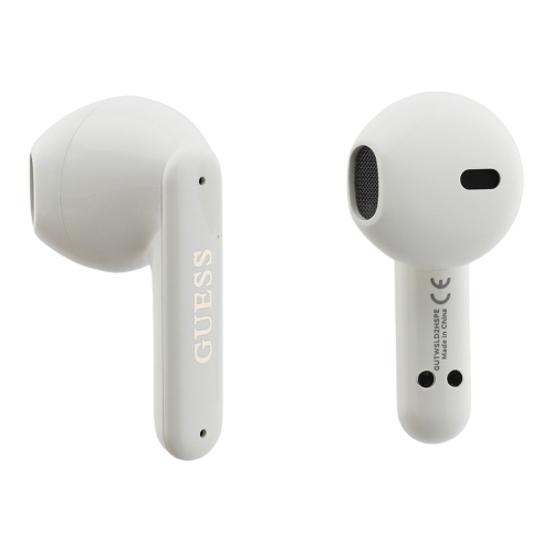 Guess Наушники TWS Bluetooth Rectangle with Pearl Hand Strap White