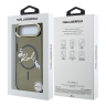 Karl Lagerfeld для iPhone Air чехол IML NFT Choupettes Script logo Metal Cam Hard Black (MagSafe)