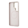 Guess для Galaxy S26 Ultra чехол PU Saffiano Peony Metal logo & Camera Hard Pink (MagSafe)