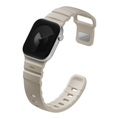 Uniq для Apple Watch 42/41/40 mm ремешок Alton Silicon Strap Light Sand