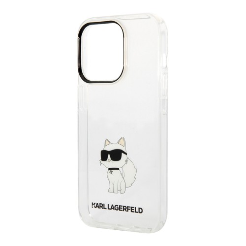 Чехол Lagerfeld NFT Choupette Hard для iPhone 14 Pro, прозрачный