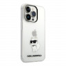 Чехол Lagerfeld NFT Choupette Hard для iPhone 14 Pro, прозрачный