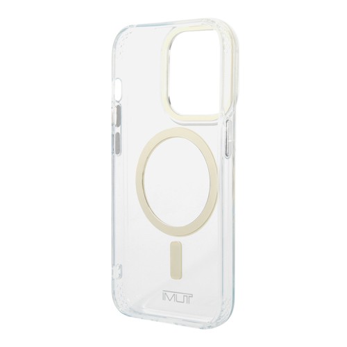 Чехол TUMI PC/TPU Hard для iPhone 14 Pro, прозрачный (MagSafe)