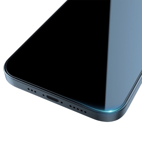 Защитное стекло Nillkin Guardian Антишпион для iPhone 14 Pro Max, черная рамка