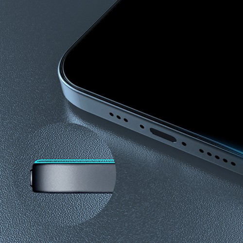 Защитное стекло Nillkin Guardian Антишпион для iPhone 14 Pro Max, черная рамка