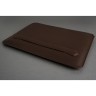 Чехол-папка Bustha Zip Folio Leather для MacBook Air 13 | Pro 13 (2018/22), Mocha