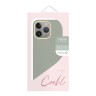 Uniq для iPhone 15 Pro чехол COEHL CREME Liquid silicone with Strap Soft Sage (MagSafe)