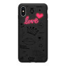 Чехол Lunecase LOVE#2 для iPhone X/XS, черный