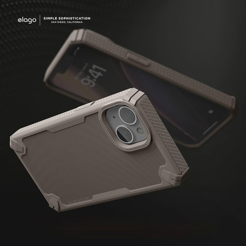 Elago для iPhone 14 чехол ARMOR silicone (tpu) Military Sand