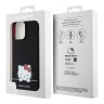 Hello Kitty для iPhone 15 Pro Max чехол Liquid silicone Dreaming Kitty Hard Black